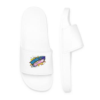 Déclaration de grossesse mère bébé - Claquettes Homme - blanc - Devant