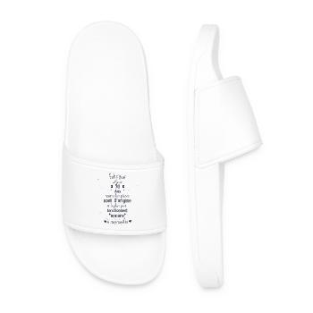 Fabriqué il y a 70 ans Cadeau Anniversaire Humour - Claquettes Homme - blanc - Devant