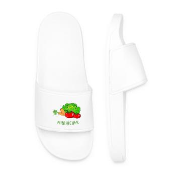 Maraicher - Claquettes Homme - blanc - Devant