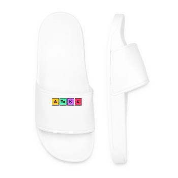 Manga Saying Japanese Anime Animation Far East - Men’s Pool Sliders - white - Front
