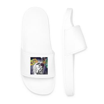 First Kiss - Men’s Pool Sliders - white - Front