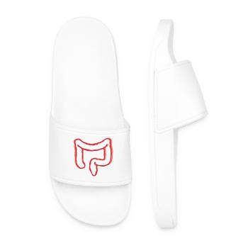 INTESTINAL ORGAN - Men’s Pool Sliders - white - Front