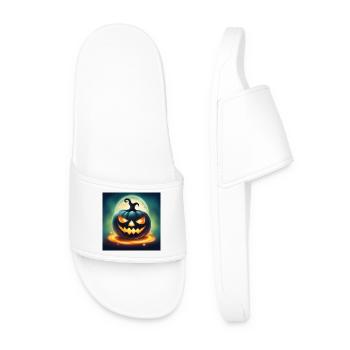 Halloween Pumpkin - Printflow - Männer Badelatschen - Weiß - Vorne