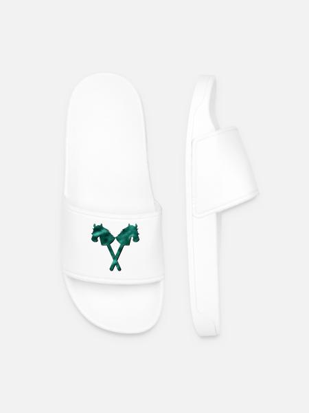 Hobby-Horsing ÉQUITATION - Claquettes Homme - blanc