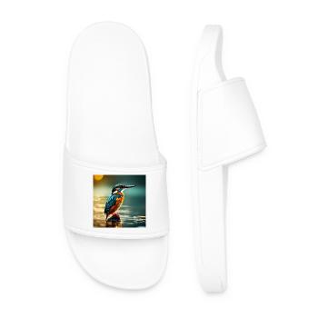 Kingfisher - Men’s Pool Sliders - white - Front