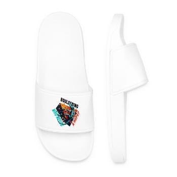 Bouldering Gecko Rope? Gift - Men’s Pool Sliders - white - Front