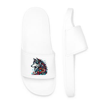 Loup - Claquettes Homme - blanc - Devant