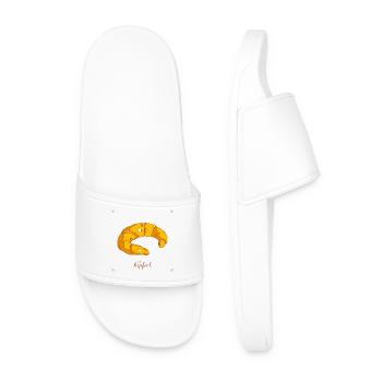 Croissants pour le petit-déjeuner croustillants, élégants et sucrés - Claquettes Homme - blanc - Devant