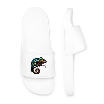 Chameleon - Men’s Pool Sliders - white - Front