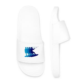 Stunt Wakeboard Surf Sports nautiques Wakesurf - Claquettes Homme - blanc - Devant