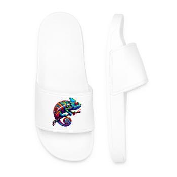 Chameleon - Men’s Pool Sliders - white - Front
