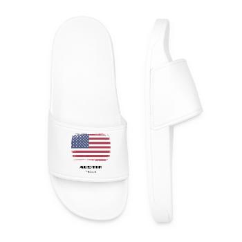 Austin, Texas, USA - Men’s Pool Sliders - white - Front