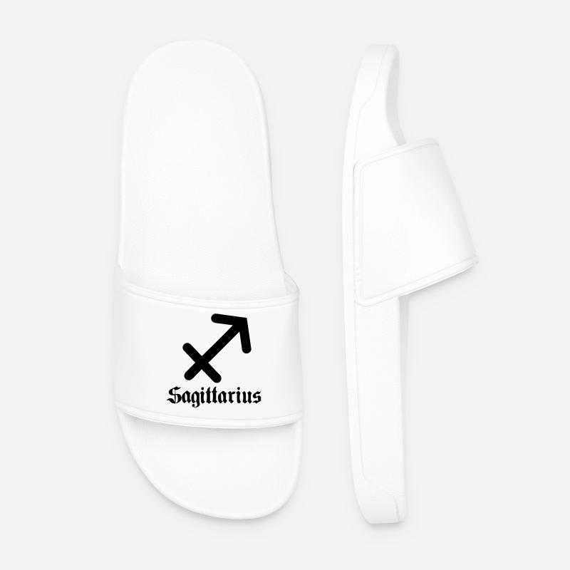 Boogschutter Schütze - Männer Badelatschen - Weiß