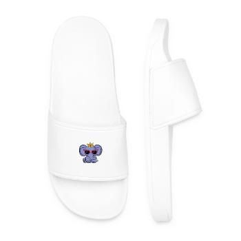 Sunglasses on an Elephant: The Coolest Safari Style - Men’s Pool Sliders - white - Front