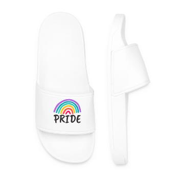 PRIDE - Ready for Pride Month! - Men’s Pool Sliders - white - Front