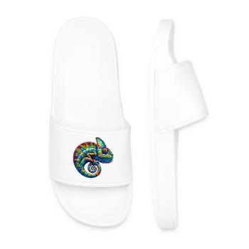 Chameleon - Men’s Pool Sliders - white - Front