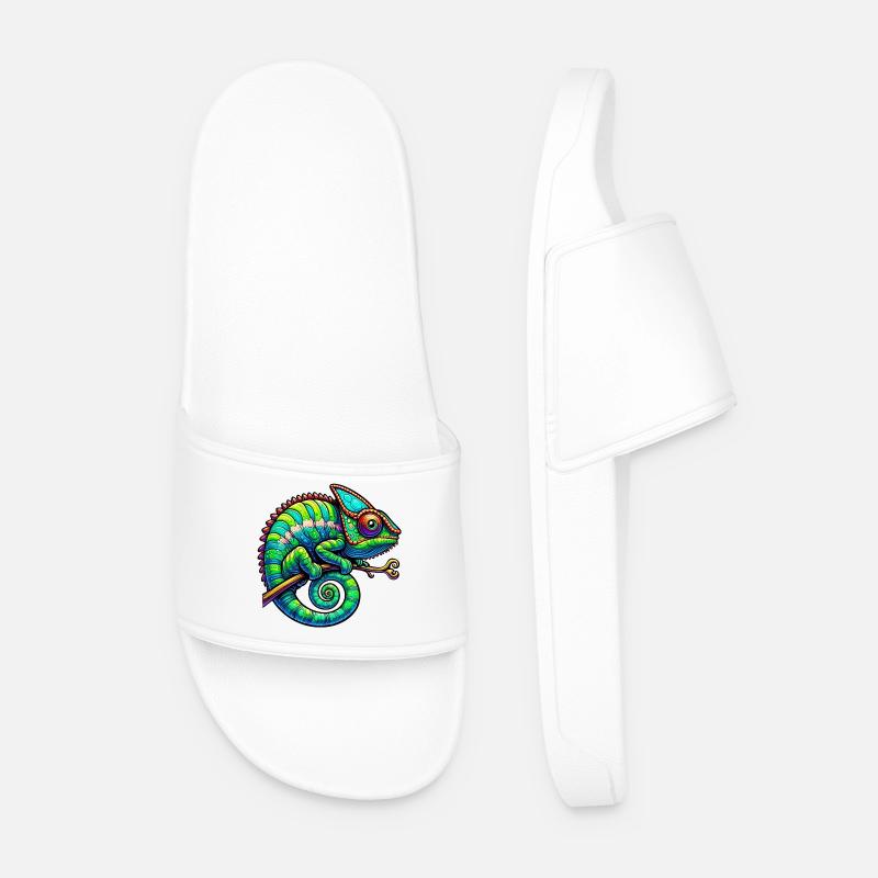 Chameleon - Men’s Pool Sliders - white