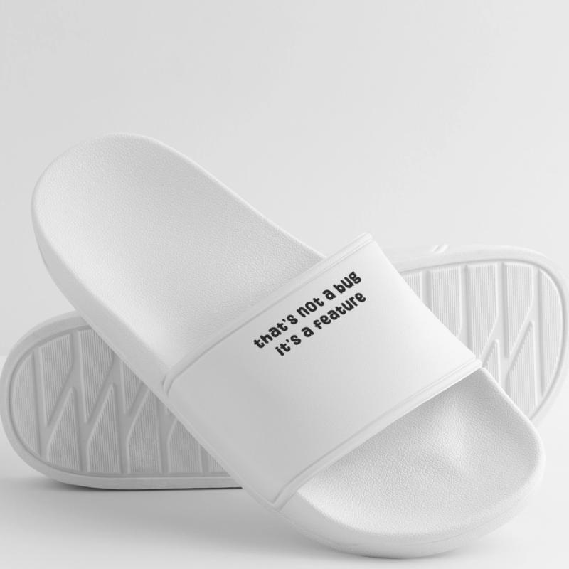 Developer Geek Bugs Code Computer Science Statement Men’s Pool Sliders