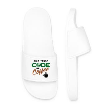 Code Statement Developer Computerfreak Informatik - Men’s Pool Sliders - white - Front