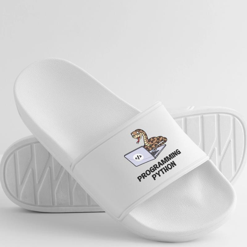 Developer Funny Sayings Programmer Computer Men’s Pool Sliders