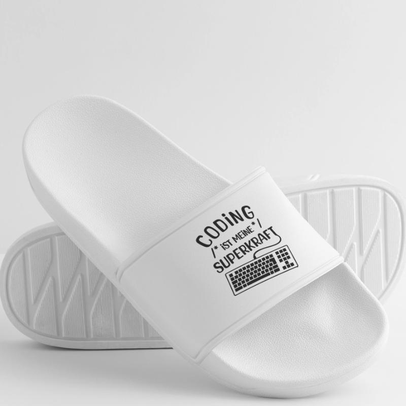 Computer Code Statement Developer Computergeek Men’s Pool Sliders