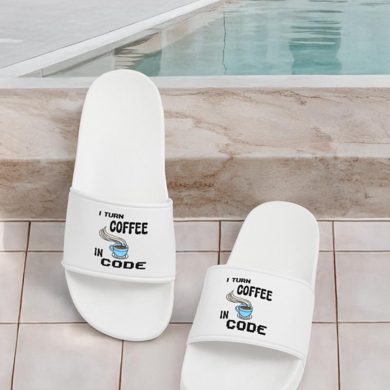 Programmeur de code Scripting Statement Développeur Claquettes Homme