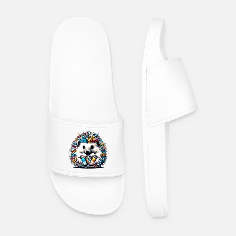 Hérisson - Claquettes Homme - blanc