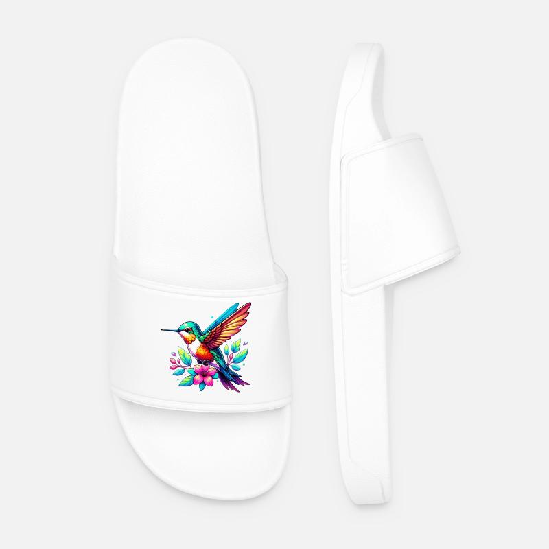 Hummingbird - Men’s Pool Sliders - white