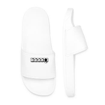 Winter sports Ice skating Ice hockey Winter season - Men’s Pool Sliders - white - Front