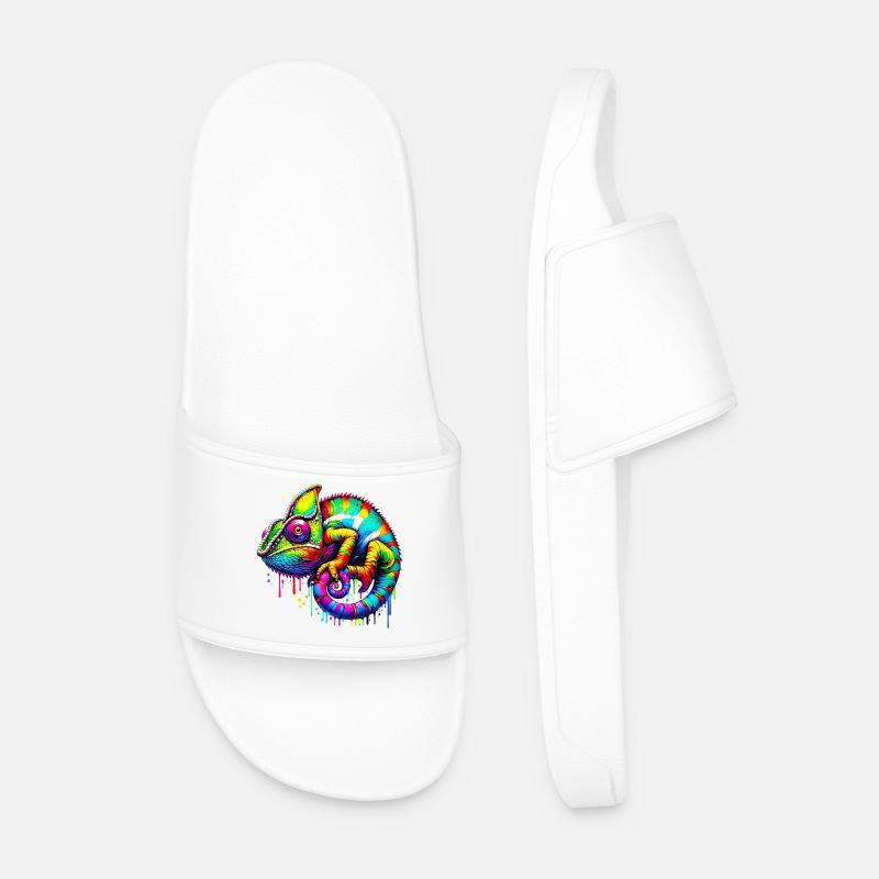 Chameleon - Men’s Pool Sliders - white
