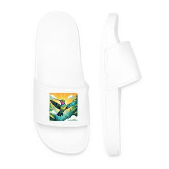 Hummingbird - Men’s Pool Sliders - white - Front