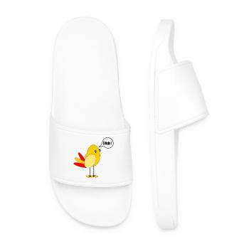 DRAPEAU DU PAYS ESPAGNE OISEAU ESPAGNOL - Claquettes Homme - blanc - Devant