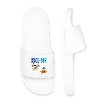 GODD-BYE FAREWELL - Men’s Pool Sliders - white - Front