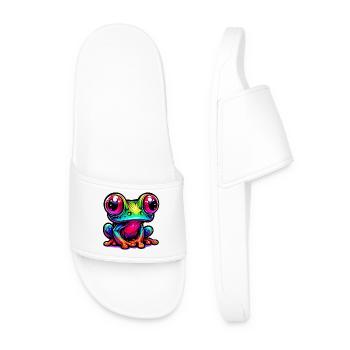 Grenouille - Claquettes Homme - blanc - Devant