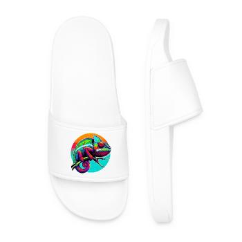 Chameleon - Men’s Pool Sliders - white - Front