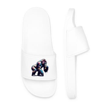Gorille - Claquettes Homme - blanc - Devant