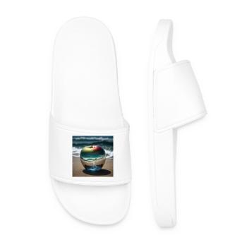pomme - Claquettes Homme - blanc - Devant
