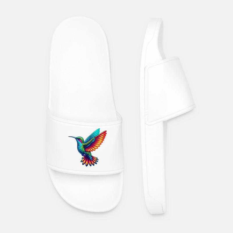 Hummingbird - Men’s Pool Sliders - white