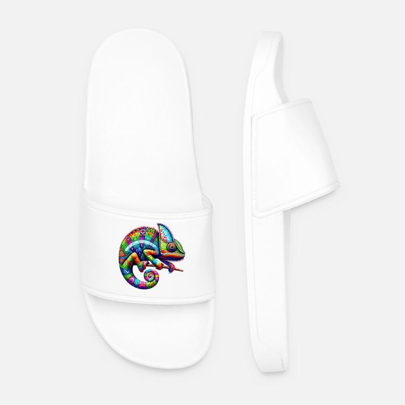 Chameleon - Men’s Pool Sliders - white