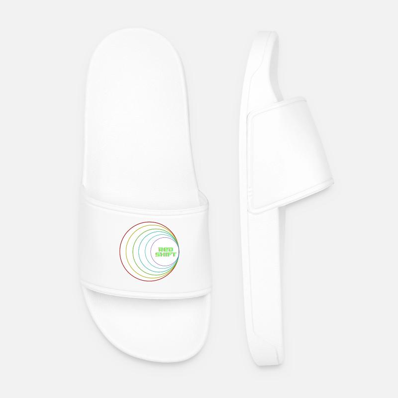 Rote Verschiebung - Männer Badelatschen - Weiß