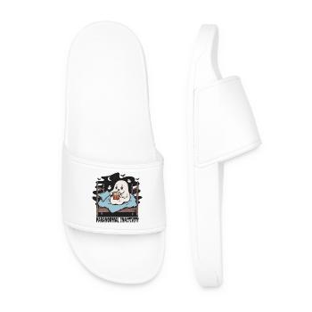 Paranormal Inactivity Ghost - Men’s Pool Sliders - white - Front