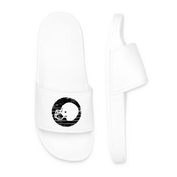 American Football Helmet - Men’s Pool Sliders - white - Front