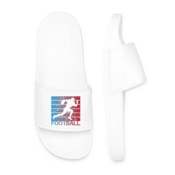 Football Player - Men’s Pool Sliders - white - Front