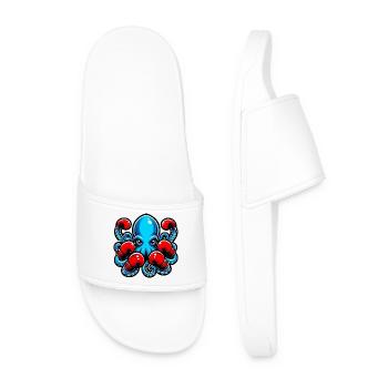 Pieuvre - Claquettes Homme - blanc - Devant