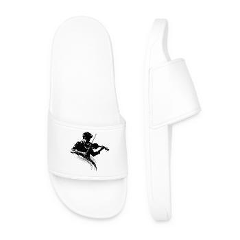 Violinist - Men’s Pool Sliders - white - Front