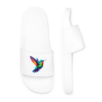 Hummingbird - Men’s Pool Sliders - white - Front