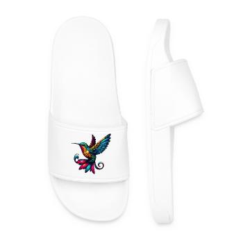 Hummingbird - Men’s Pool Sliders - white - Front