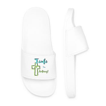 Baptême en faveur des poissons plongeons dans la croix Fête baptismale - Claquettes Homme - blanc - Devant