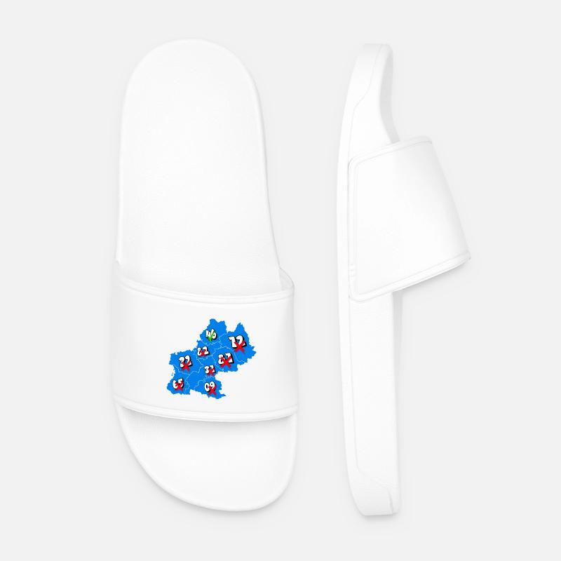 Midi-Pyrénées Region - Männer Badelatschen - Weiß