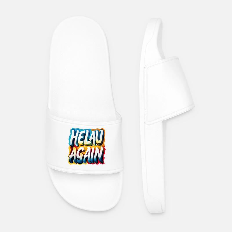 Helau Again Carnival Carnival - Men’s Pool Sliders - white
